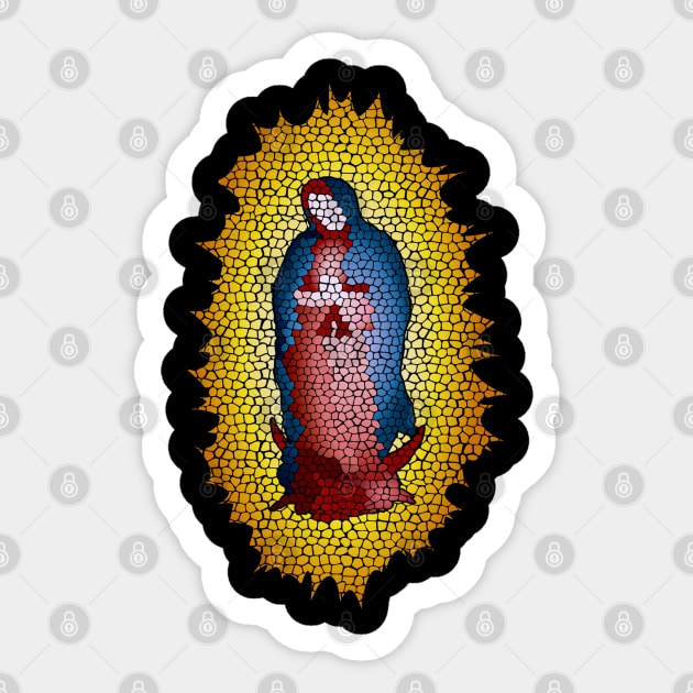 Holy Mary Sticker by NerdsbyLeo